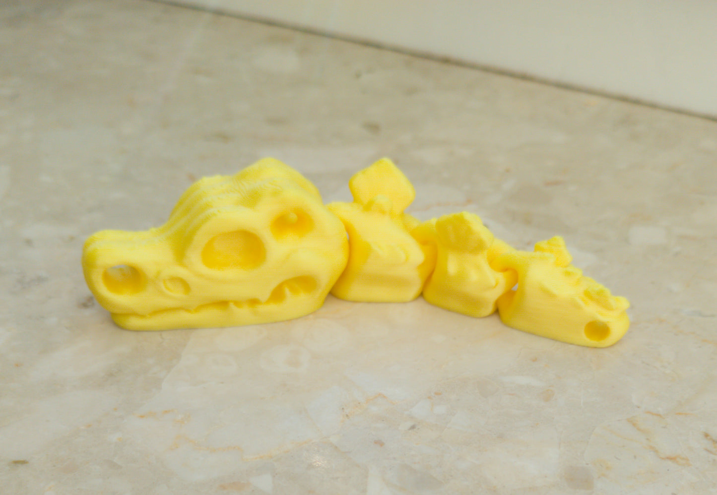 Flexi Czaszka Żółty