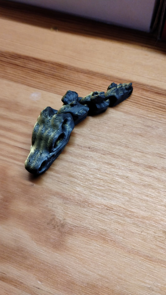 Flexi Czaszka Czarno Złota